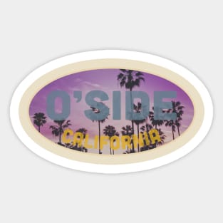 California Ocean Side Sticker